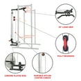 thumbnail image 4 of Sunny Health & Fitness Lat Pull Down Attachment Pulley System for Power Rack, Home Gym Station Exercise Equipment, SF-XF9927, 4 of 14