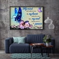 thumbnail image 3 of Kit de pared de pintura de diamante mariposa inglés completo redondo Rhinestone Hugtrwg Para estrenar, 3 of 9