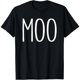 thumbnail image 1 of Playful Comfort Tee - Playera Divertida para Mujer con Diseño de Vaca y "Moo", 1 of 7