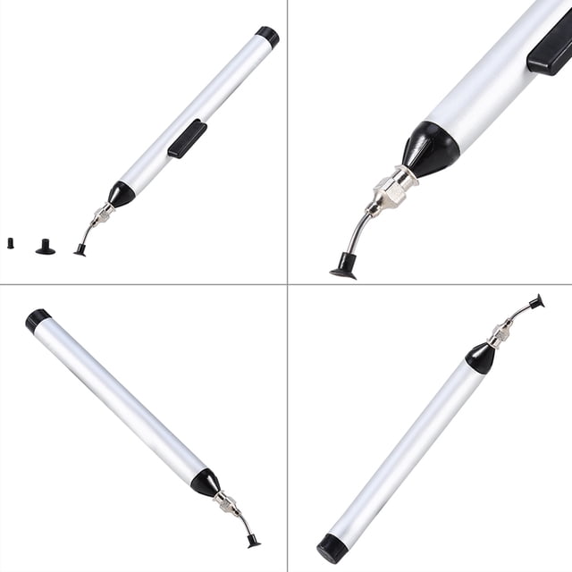 Pluma de succión de soldadura, bomba desoldadora de soldadura, herramienta de pluma de succión con ventosa, pluma de selección construida para durar