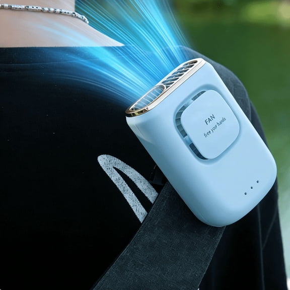 Portable USB Mini Handheld Fan,Summer Outdoor Hanging Neck Fan, USB Rechargeable,For Outdoor Camping, Hiking, Traveling, Cooler