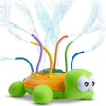 thumbnail image 1 of Aspersor de agua para exteriores para niños y bebés - Juguete rociador giratorio con forma de tortuga con tubos flexibles - Diversión para salpicar en los días de verano - Rociadores, 1 of 5
