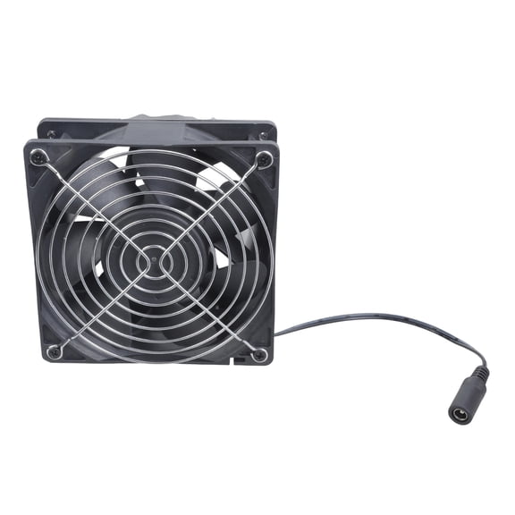 High Efficiency 120mm 12V 6000RPM Small Cooling Fan Ventilation Exhaust Fan For Workshops Bathrooms Greenhouses
