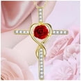 thumbnail image 3 of Collar Cruz/Rosa Infinita High Monaco RoseGrace03 1Pza Oro MXOEG-001, 3 of 5