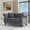 Grey, variant on YWEN Chesterfield Sofa, Retro Style Upholstered 2 Seater Velvet Couch with Rolled Arm for Living Room Bedroom Office Apartment
