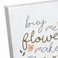 thumbnail image 5 of Creative Products Buy Me Flowers Make Me Coffee 8 x 10 Canvas Wall Art, 5 of 5