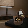 thumbnail image 5 of KAKOWELY Musical Box Heart Shaped Vintage Walnut Mechanism Musical Box Wind Up Musical Box Gift3.46"X3.39"X1.57", 5 of 5