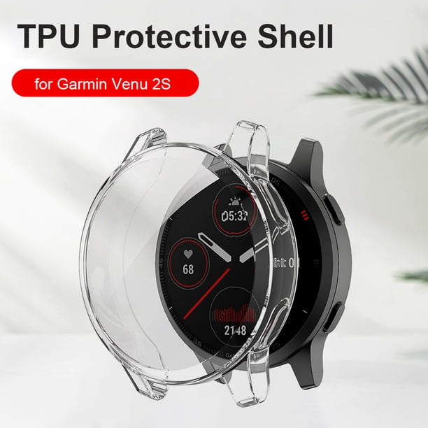 Funda protectora de TPU para Garmin Venu 2S/Vivoactive 4S (transparente)