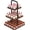 Black, Brown, Multicolor, variant on VyGrow Cupcake Stand, 3-Tier Dessert Stand for 68 Cupcakes, Wood & Metal Tower Display Premium Holder Dessert Tree Tower for Wedding Graduation Birthday Christmas Party, Serving Tray