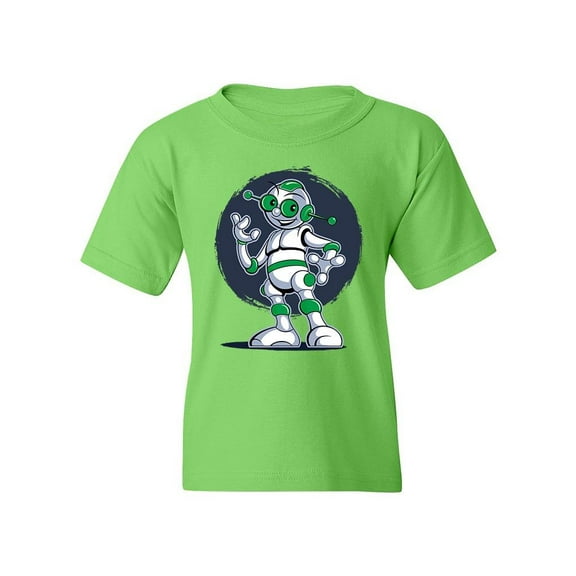 Bright Robot T-Shirt Juniors -Image by Shutterstock,  x-Large