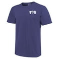 thumbnail image 2 of Men's Purple TCU Horned Frogs Baseball Comfort Colors T-Shirt, 2 of 3