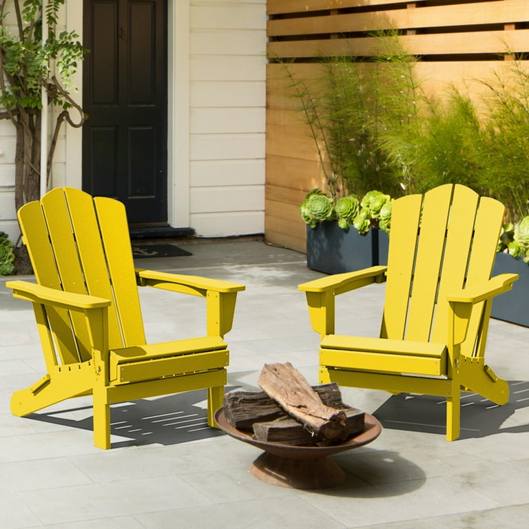 Yellow plastic adirondack chairs walmart deals