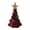 B-Wine, variant on AZXY Christmas Ornament, White Christmas‑Tree Shaped Hanging Ornament with Golden Star, Xmas Decor, Festive Hanging Decoration for Christmas Tree, Indoor Home Mantel Tabletop Holiday Seasonal Decor