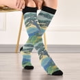 thumbnail image 5 of FORMRS Womens Knee High Socks Casual Long Thick Travel Daily Wear, 1 Pair, Retro Mountain, 5 of 6
