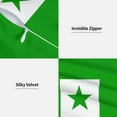 thumbnail image 5 of Flag Of Esperanto Couch Square Decorative Throw Pillow Covers Set of 2 for Sofa Bed Cushion Covers Home Decor 16"x16", 5 of 7