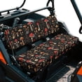 thumbnail image 2 of ZIATUBLES 2 Pack Waterproof UTV Seat Covers, Front Bench Seat Protectors Compatible with Kawasaki Mule 4010/3010, Scratch Wear-Resistant UTV Decor Accessory Part(Black Mushroom), 2 of 8