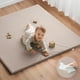 thumbnail image 1 of Alfombra de Juego para Bebé Blissful Diary 120x120 cm Impermeable Taupe, 1 of 8