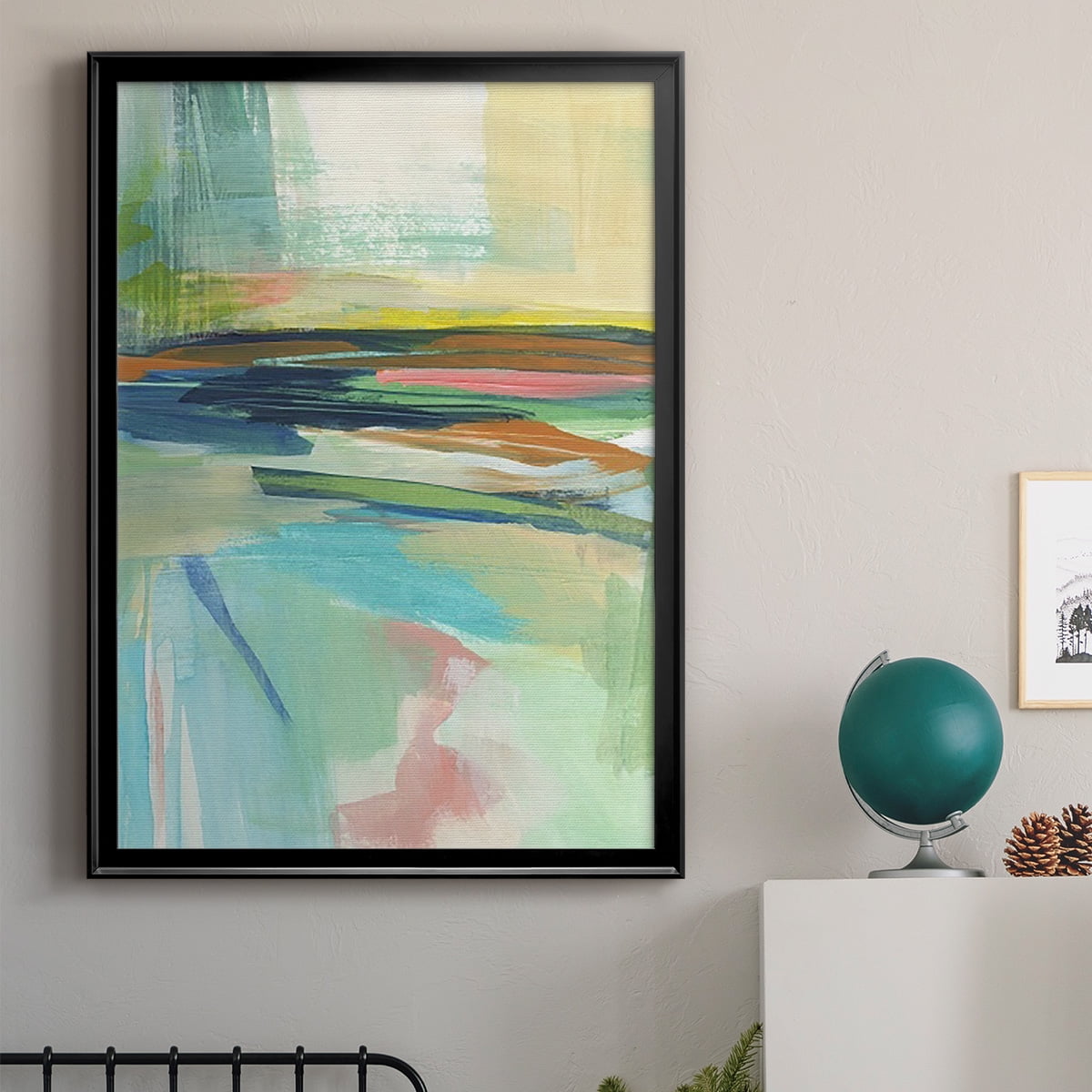 Radiant Horizon II Premium Framed Print, in Gold, Black, or Silver - Ready to Hang