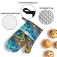 thumbnail image 3 of Cauagu Sea World Print Oven Mitts and Pot Holders 4 pcs Set,Extra Thicken Long Kitchen Oven Glove Potholders BBQ Gloves-Oven Mitts and Pot Holders(11 Inch), 3 of 6