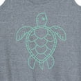 thumbnail image 3 of Instant Message - Nautical Sea Turtle - Women's Short Sleeve Graphic T-Shirt, 3 of 6