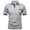 Gray, variant on ZCFZJW Golf Shirts for Men Big and Tall Regular Fit Casual Summer Short Sleeve Lapel Collar Button Down Plain Tees Shirt Trendy Color Splicing Tops Blue XL