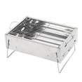 thumbnail image 1 of Parrilla De Barbacoa, Parrilla De Barbacoa De Carbón De Acero Inoxidable Plegable Para Cocinar Al Aire Libre EOTVIA No, 1 of 7