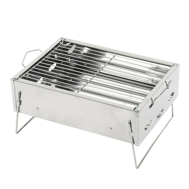Parrilla de carbón, parrilla para barbacoa al aire libre, parrilla portátil para exteriores, parrilla para acampar, diseño a prueba de futuro