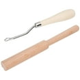 thumbnail image 1 of Bent Latch Hook Tool, Comfortable Beautiful Carpet Crochet Needle,  For Braid Hair Create Beautiful Carpets, 1 of 8