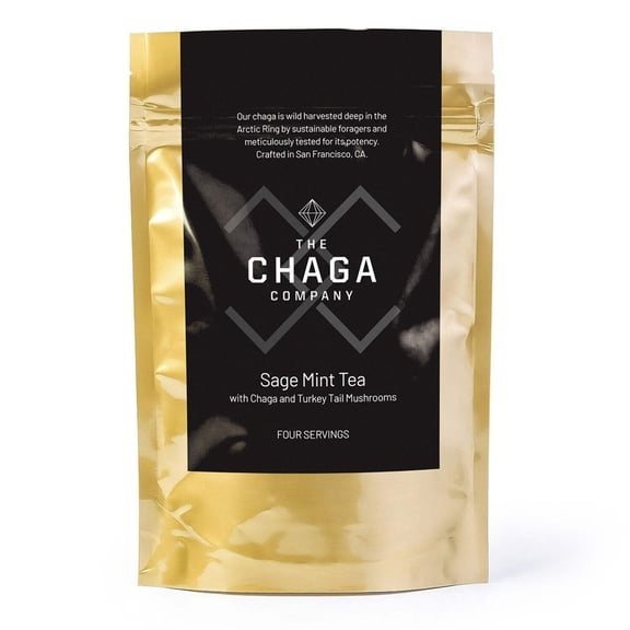 SAGE MINT TEA WITH CHAGA