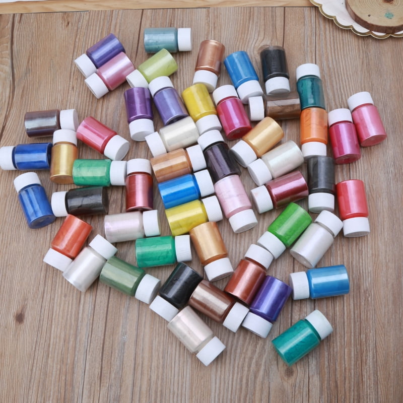Pigment Powder 50 Color Shift Mica Powder for Epoxy Resin for Jewelry Making