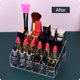thumbnail image 4 of Organizador de labiales MOSIKER de plástico transparente con 24 compartimentos, 4 of 9