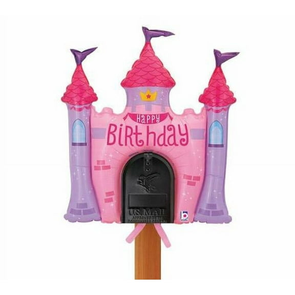 Mailbox Balloon Princess Birthday Decoration Castle Party Sign