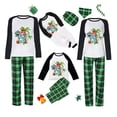 thumbnail image 1 of Pijamas familiares a juego de Navidad, conjuntos de pijamas verdes, Santa, dinosaurio, Verano, 1 of 4