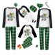 thumbnail image 1 of Pijamas familiares a juego de Navidad, conjuntos de pijamas verdes, Santa, dinosaurio, Verano, 1 of 4