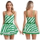 thumbnail image 3 of Mujer bastón de caramelo Santa Claus Navidad Cosplay traje cuello en V tul enagua rayas Año nuevo Ballet Tutu vestido de leotardo, 3 of 5