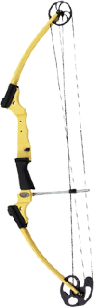 Genesis Original Archery Compound Bow, Adjustable, Draw Hand-Left, Yellow