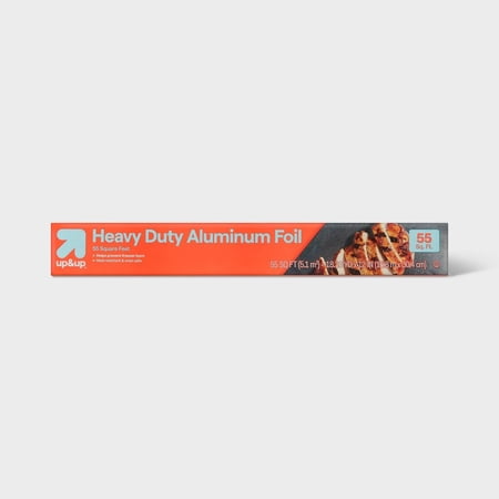 Heavy Duty Aluminum Foil - 55 sq ft Multipurpose Food Wraps