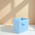 Collapsible Fabric Storage Cube Bin, Organizer Basket with Handle for ...
