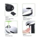thumbnail image 4 of Dispensador de jabón automático eléctrico Rawiri de 400 ml, sin contacto, funciona con pilas, con dial de control de volumen de dispensación de jabón ajustable, 4 of 5