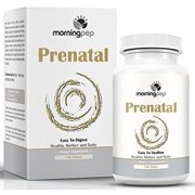 Prenatal Vitamin 120 Count With Probiotics And Folic Acid To Aid Morning Sickness And Nausea, One A Day Easy To Swallow Tablet With A Superior Blend Of Enzymes For Expecting And Nursing Mothers