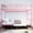 Pink01, variant on Jopath Twin over Twin Bunk Bed,Heavy Duty Metal Bed Frame with Ladder and Full-Length Guardrail,Noise Free, Easy Assemble,Able to Split 2 Bed,Black