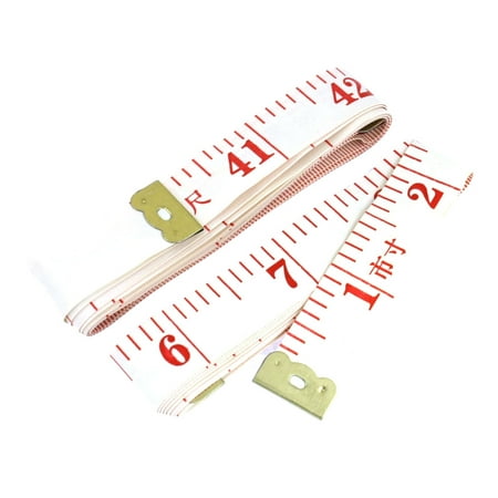 - 60-Inch Metric Soft Fiberglass Tape Measure Sewing Tailor Cloth Ruler 2 Pcs