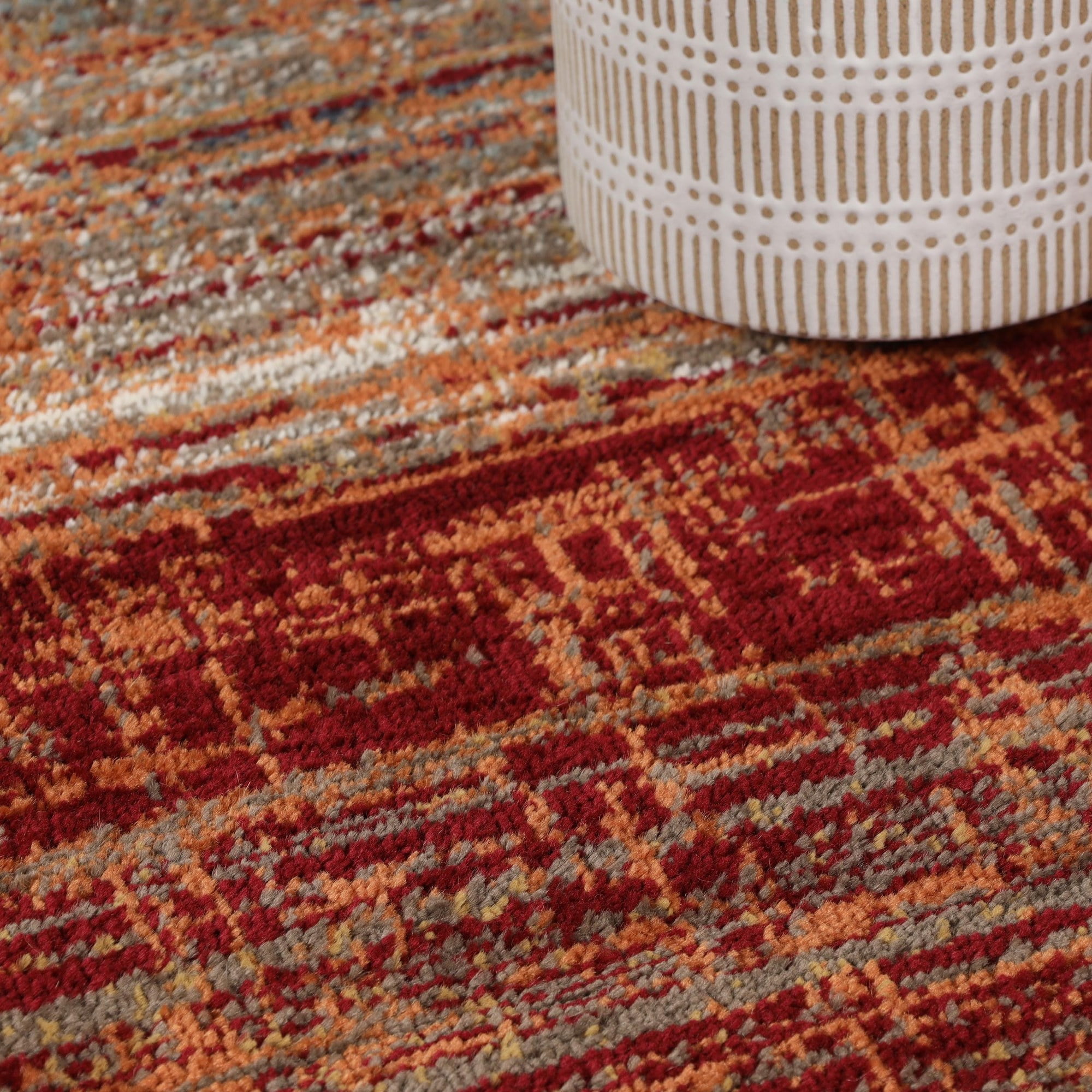Superior Vista Artistic Vintage Indoor Runner Rug, 2' 7" x 8', Brown