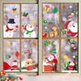 thumbnail image 1 of Decoración navideña Árbol de Navidad Ancianos Muñeco de nieve Copo de nieve Pegatina estática Combinación Decoraciones navideñas familiares Wmkox8yii  fhajkh3440, 1 of 9