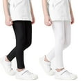 thumbnail image 4 of BULLPIANO Babies, Toddlers, and Girls' Footless Leggings Stretch Legging Pants 3-9 Years with Four Season, 4 of 5