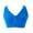 Blue, variant on Valmont Zip-Front Sports Bra - 1611A