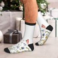 thumbnail image 7 of KLL Watercolor Floral Print Cool Socks Men's Women's Crew Socks Funny Crazy Novelty Stockings, 7 of 7