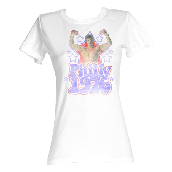 Rocky MGM Movie Philly 1976 Juniors T-Shirt Tee