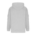 thumbnail image 6 of Ashirexll Womens Long Sleeve Tops, Womens Hoodies Pullover, Casual Loose Long Sleeve Color Block Hooded Sweater with Pockets, 6 of 6
