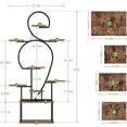 thumbnail image 7 of Plant Stand Indoor with Grow Lights, 9 Tiered 63" Tall Plant Shelf Corner Plant Stands  for Plants Display, Metal Plant Flower Display Shelves for Living Room, Patio, Balcony, 7 of 7